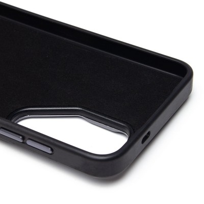Чехол-накладка для Samsung Galaxy S24+ Экокожа (черный) Cellis SM033 SafeMag