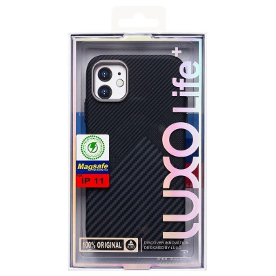 Чехол-накладка для Apple iPhone 11 - (122) (черный) Luxo Creative PC