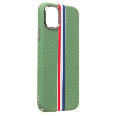 Чехол-накладка для Apple iPhone 11 - (131) (зеленый/многоцветный) Luxo Creative PC