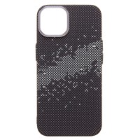 Чехол-накладка для Apple iPhone 13 - (136) (черный/серый) Luxo Creative PC