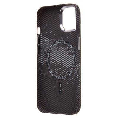 Чехол-накладка для Apple iPhone 13 - (136) (черный/серый) Luxo Creative PC