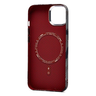 Чехол-накладка для Apple iPhone 14 - (126) (черный/серый) Luxo Creative PC