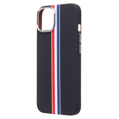 Чехол-накладка для Apple iPhone 13 - (129) (черный/многоцветный) Luxo Creative PC