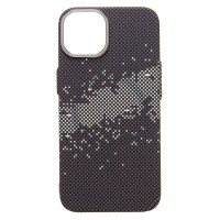 Чехол-накладка для Apple iPhone 14 - (136) (черный/серый) Luxo Creative PC