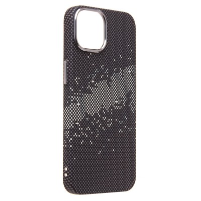 Чехол-накладка для Apple iPhone 14 - (136) (черный/серый) Luxo Creative PC