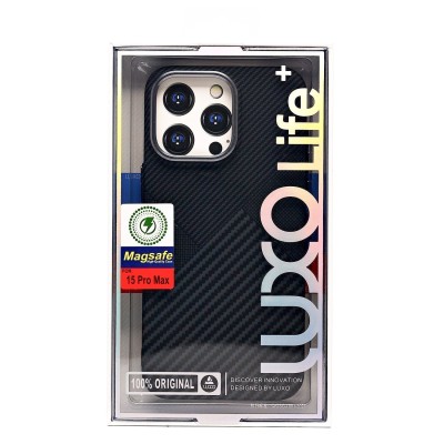 Чехол-накладка для Apple iPhone 15 Pro Max - (122) (черный) Luxo Creative PC