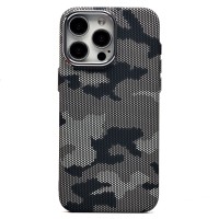 Чехол-накладка для Apple iPhone 15 Pro Max - (126) (черный/серый) Luxo Creative PC