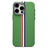 Чехол-накладка для Apple iPhone 15 Pro Max - (131) (зеленый/многоцветный) Luxo Creative PC