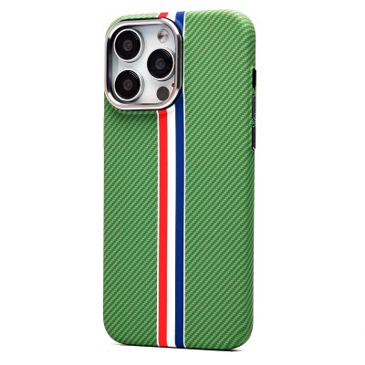 Чехол-накладка для Apple iPhone 15 Pro Max - (131) (зеленый/многоцветный) Luxo Creative PC