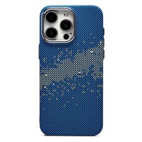 Чехол-накладка для Apple iPhone 15 Pro Max - (135) (синий/зеленый) Luxo Creative PC