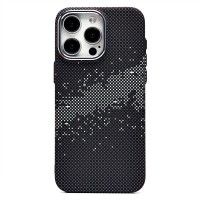 Чехол-накладка для Apple iPhone 15 Pro Max - (136) (черный/серый) Luxo Creative PC