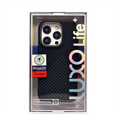 Чехол-накладка для Apple iPhone 15 Pro - (122) (черный) Luxo Creative PC