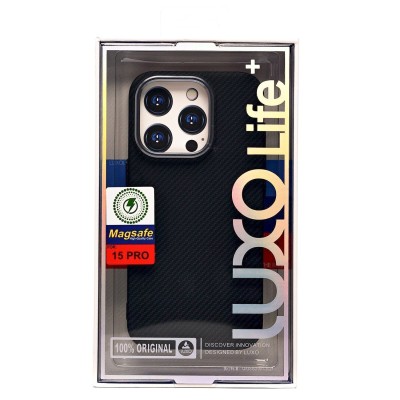 Чехол-накладка для Apple iPhone 15 Pro - (123) (черный) Luxo Creative PC