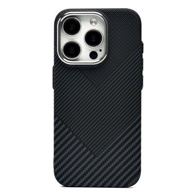 Чехол-накладка для Apple iPhone 15 Pro - (124) (черный) Luxo Creative PC