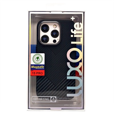 Чехол-накладка для Apple iPhone 15 Pro - (124) (черный) Luxo Creative PC