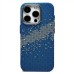 Чехол-накладка для Apple iPhone 15 Pro - (135) (синий/зеленый) Luxo Creative PC