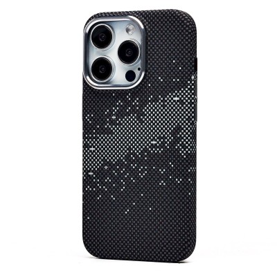 Чехол-накладка для Apple iPhone 15 Pro - (136) (черный/серый) Luxo Creative PC
