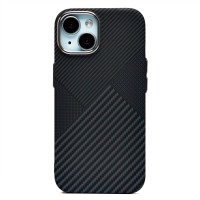 Чехол-накладка для Apple iPhone 15 - (122) (черный) Luxo Creative PC