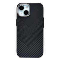 Чехол-накладка для Apple iPhone 15 - (124) (черный) Luxo Creative PC