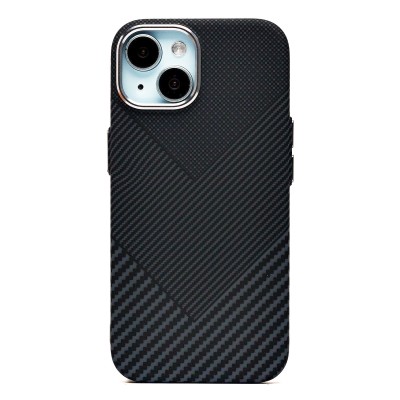 Чехол-накладка для Apple iPhone 15 - (124) (черный) Luxo Creative PC Чехол-накладка для Apple iPhone 15 - (124) (черный) Luxo Creative PC