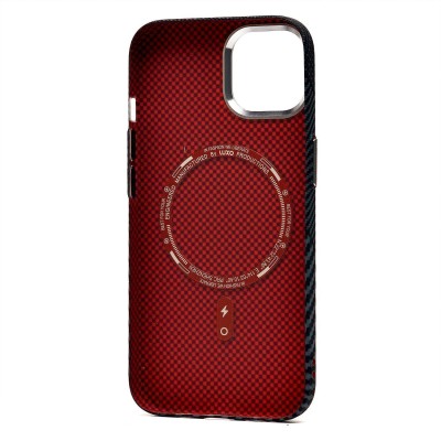 Чехол-накладка для Apple iPhone 15 - (124) (черный) Luxo Creative PC