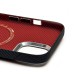 Чехол-накладка для Apple iPhone 15 - (124) (черный) Luxo Creative PC