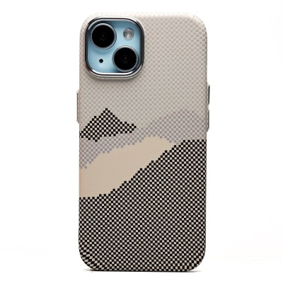Чехол-накладка для Apple iPhone 15 - (125) (серый) Luxo Creative PC