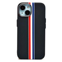 Чехол-накладка для Apple iPhone 15 - (129) (черный/многоцветный) Luxo Creative PC