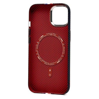 Чехол-накладка для Apple iPhone 15 - (129) (черный/многоцветный) Luxo Creative PC