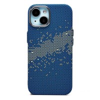 Чехол-накладка для Apple iPhone 15 - (135) (синий/зеленый) Luxo Creative PC Чехол-накладка для Apple iPhone 15 - (135) (синий/зеленый) Luxo Creative PC
