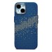 Чехол-накладка для Apple iPhone 15 - (135) (синий/зеленый) Luxo Creative PC