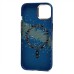 Чехол-накладка для Apple iPhone 15 - (135) (синий/зеленый) Luxo Creative PC