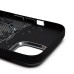 Чехол-накладка для Apple iPhone 15 - (136) (черный/серый) Luxo Creative PC