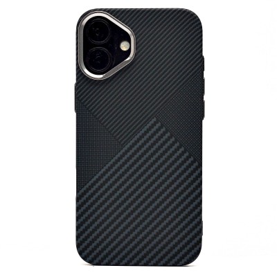 Чехол-накладка для Apple iPhone 16 Plus - (122) (черный) Luxo Creative PC
