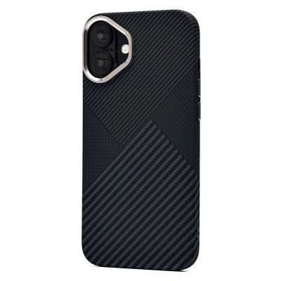 Чехол-накладка для Apple iPhone 16 Plus - (122) (черный) Luxo Creative PC