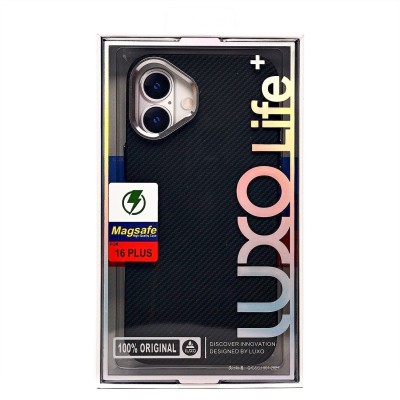 Чехол-накладка для Apple iPhone 16 Plus - (123) (черный) Luxo Creative PC