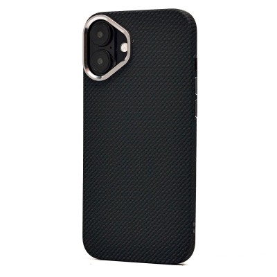 Чехол-накладка для Apple iPhone 16 Plus - (123) (черный) Luxo Creative PC