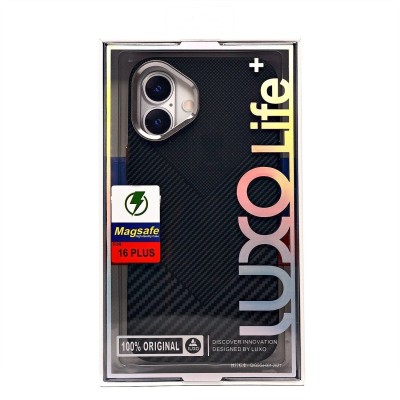 Чехол-накладка для Apple iPhone 16 Plus - (124) (черный) Luxo Creative PC