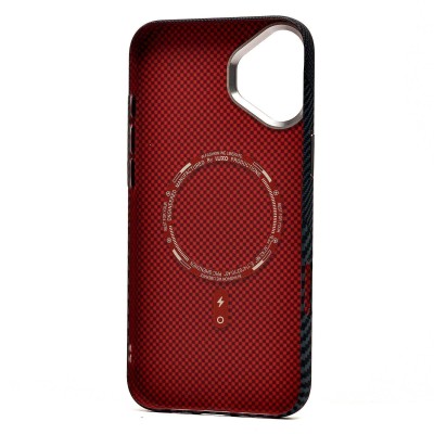 Чехол-накладка для Apple iPhone 16 Plus - (124) (черный) Luxo Creative PC