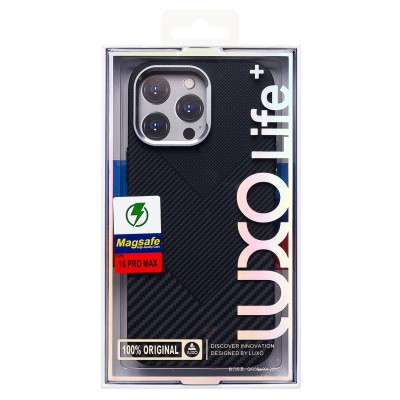 Чехол-накладка для Apple iPhone 16 Pro Max - (124) (черный) Luxo Creative PC