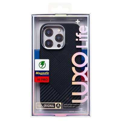 Чехол-накладка для Apple iPhone 16 Pro - (124) (черный) Luxo Creative PC