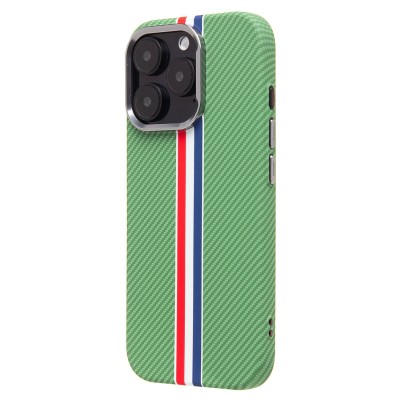 Чехол-накладка для Apple iPhone 16 Pro - (131) (зеленый/многоцветный) Luxo Creative PC