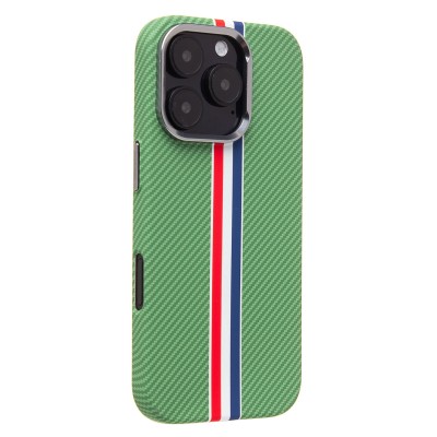 Чехол-накладка для Apple iPhone 16 Pro - (131) (зеленый/многоцветный) Luxo Creative PC