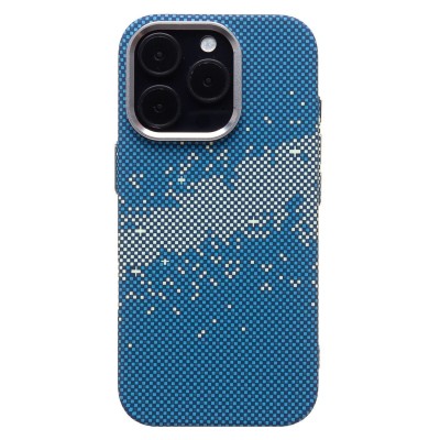 Чехол-накладка для Apple iPhone 16 Pro - (135) (синий/зеленый) Luxo Creative PC