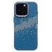 Чехол-накладка для Apple iPhone 16 Pro - (135) (синий/зеленый) Luxo Creative PC