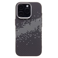 Чехол-накладка для Apple iPhone 16 Pro - (136) (черный/серый) Luxo Creative PC