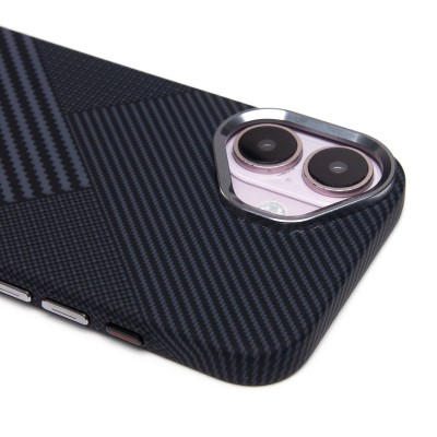 Чехол-накладка для Apple iPhone 16 - (122) (черный) Luxo Creative PC