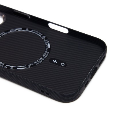 Чехол-накладка для Apple iPhone 16 - (123) (черный) Luxo Creative PC