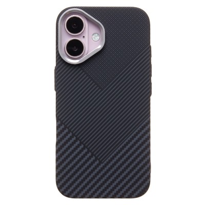 Чехол-накладка для Apple iPhone 16 - (124) (черный) Luxo Creative PC