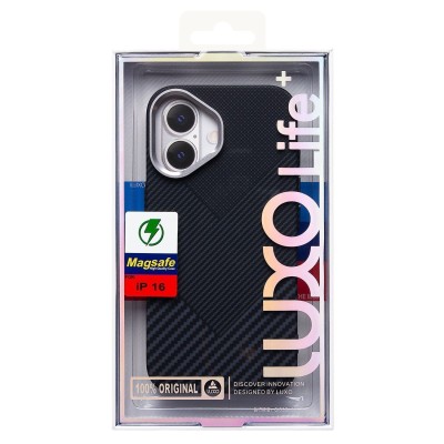 Чехол-накладка для Apple iPhone 16 - (124) (черный) Luxo Creative PC